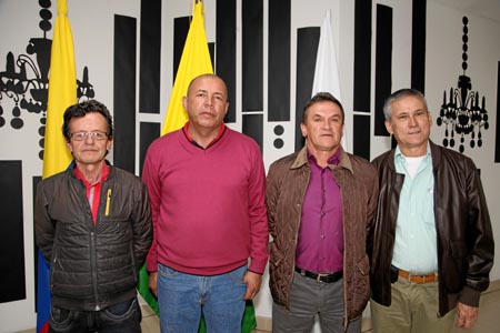 Orlando Duque Vallejo, Gilberto Osorio Granada, Mario Alberto Duque Gallego y Silvio Marín Gaviria. 
