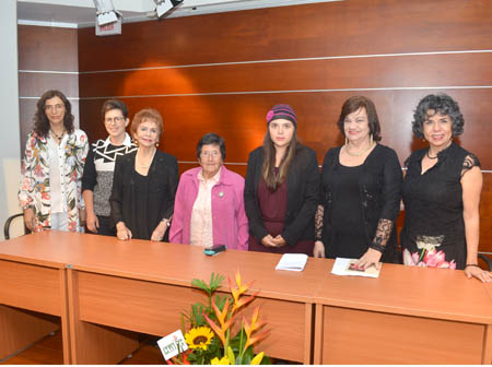 María Helena Giraldo, María Paz, Georgina Cuartas, Dorian Hoyos Parra, Mariana Ossa, Ángela Penagos y Gloria María Medina Jiméne