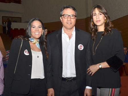 Diana Molina Carvajal, miembro de la junta directiva de la Fundación de la Leyenda Vallenata; Rodolfo Molina Araujo, presidente 