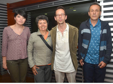 Isabel Santacruz Cabrera, Astrid Velandia Giraldo, Carlos Mario Uribe y Luis Guillermo Valencia Rendón.