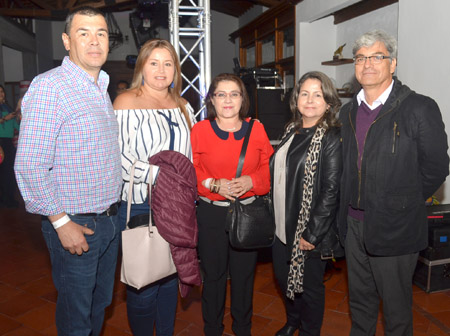 Héctor Cortés Ríos, Claudia Rincón Cárdenas, Stella Soto Giraldo, Liliana Correa Henao y Nicolás Toro García