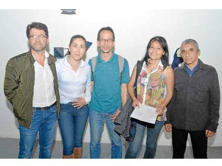 Jhon Jairo Loaiza Martínez, Adriana Giraldo Zapata, Carlos Mario Uribe, Yaneth Álvarez Tangarife y Ulises Giraldo Marín