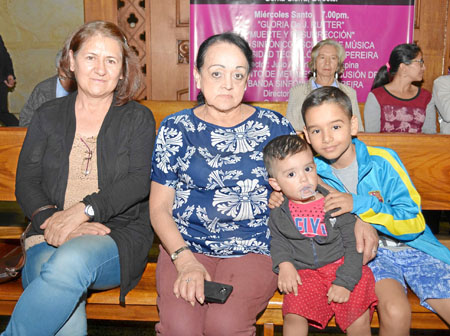 Adiela Marín Blandón, Gloria Giraldo Tabárez, Martín Vallejo Gutiérrezy Juan Esteban Ospina Gutiérrez. 