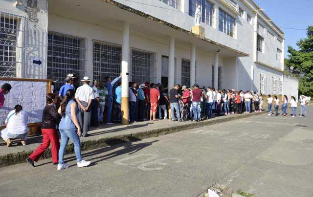 Afluencia de electores en Viterbo