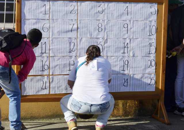 Afluencia de electores en Viterbo