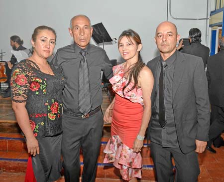 Rocío Aguirre, Javier Piedrahíta Vallejo, Nora Ardila Ramírez y Jorge Ariel Franco Valencia.