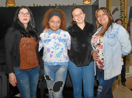 Martha Cecilia Arredondo, Venus Rojas Reales, Camila Bedoya Quintero y Maribel Campos Urrea.