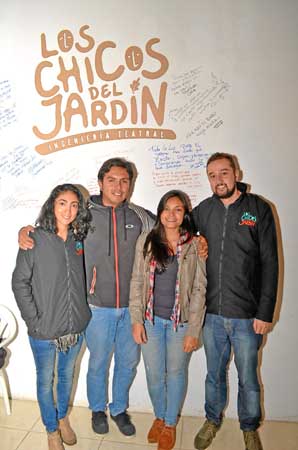 Viviana Hoyos Gómez, Bredy Gallego Giraldo, Karen Jiménez Ramírez y David Carmona Patiño.