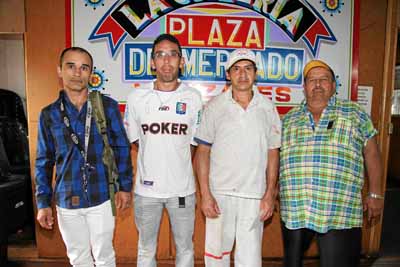 Julio César Ceballos Ospina, Germán Alonso Giraldo Hincapié, Álvaro Gil Londoño y Jairo Antonio Peñuela Marín.
