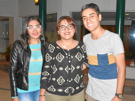 Yuliana Orozco Marín, Viviana Orozco Ramírez y Leandro Gaviria Ocampo.