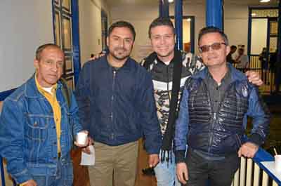 Ariel Henao Posada, Mauricio Chalarca Carmona, Yalid Monsalve Torres y Francisco Javier Escobar Cano. 