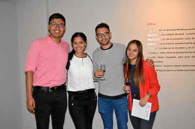 Mateo León Díaz, Luisa Restrepo Álvarez, Bryan García Arias y Valeria Vásquez Arango.
