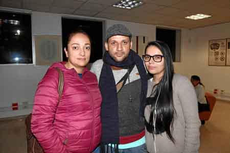 Valentina Arenas Buitrago, Diego Wilson Morales Martínez y María Morales Martínez.