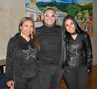 Saira Díaz Iglesias, Leonardo Pineda Sánchez y Johana Marín Quiceno.