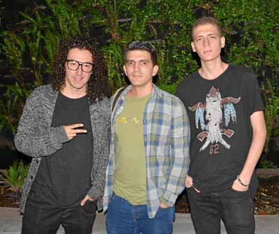 Julián Cardona Franco, Juan Melo Velásquez y Cristian Camilo Guevara Arredondo.