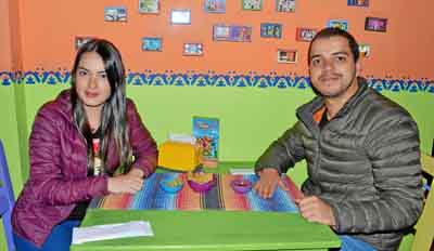 Manuela Ramírez Corrales y Sebastián Cardona Sánchez compartieron en el restaurante El D.F. Comida mexicana. 