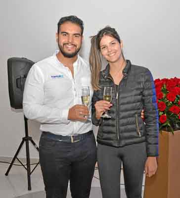 Alejandro Ortiz Díaz y Laura Oliveira Sousa.