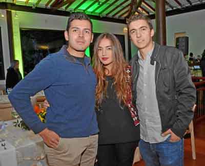 Pablo Merchán Montes, Daniela Jaramillo Botero y Andrés Henao Robledo.