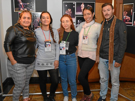 Ángela Yauri Aristizábal, Yurani Giraldo López, María Camila Rodríguez, María Alejandra Muñoz Quiguanas y Daniel Carvajal.