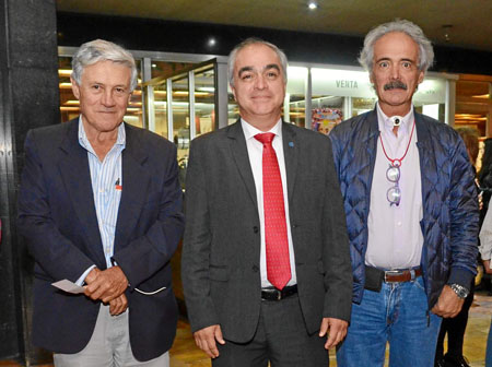 Miguel Gutiérrez Botero, Alejandro Ceballos Márquez y Germán Vélez Uribe.
