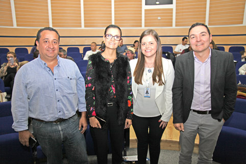 Wilmar Echeverri, Lina María Ramírez Londoño, Olga Idárraga Bedoya y Miguel Trujillo.