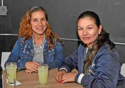 El restaurante Urban fue el elegido por Jenny Agudelo Granada y Elizabeth Rojas Arango.