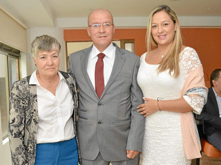 Nohelia Agudelo Ocampo, Carlos Agudelo Agudelo y Judy Giraldo Cardona.