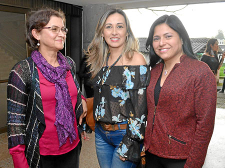 Nancy Cardona Gómez, Sandra Patricia Osorio Cardona y Elizabeth Pirazán.