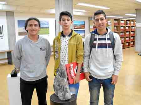 Cristhian Mallama Benavides, Jhónatan Stiven Chica Patiño y Harold Ernesto Riascos Cerón. 