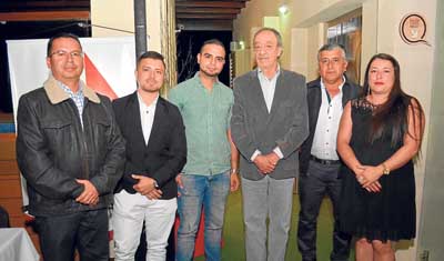 Luis Felipe Pérez Agudelo, Julián David Ospina Salazar, Julián Bedoya Gómez, Jesús Quintero Trujillo, Alfonso Castellanos Ibagué