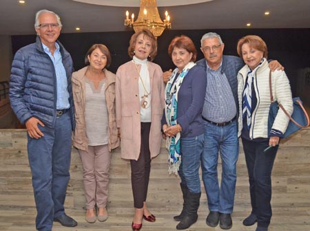 Pedro José Delgado Gutiérrez, Guiomar Armel de Delgado, Olga del Socorro Serna de Quintero, Piedad Armel de Escobar, Gabriel Esc