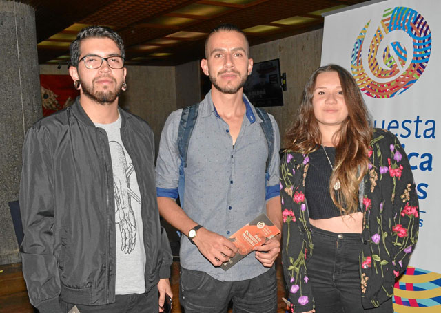 Santiago Bermúdez Ovalle, Santiago Cárdenas Martínez y María Paula García Giraldo.