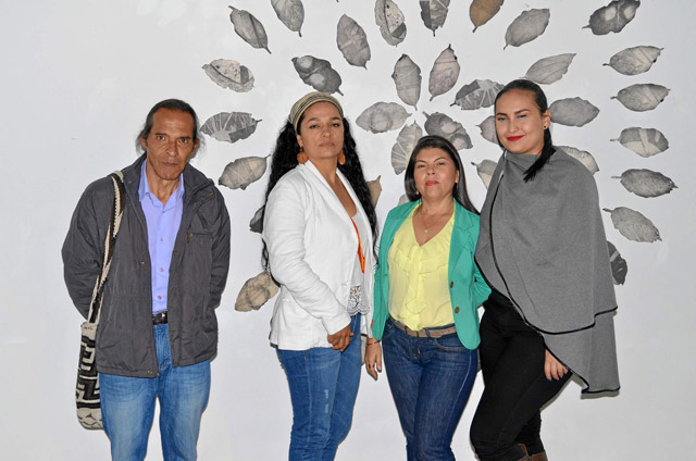 Édgar González Quintero, Andrea López Roldán, Ángela Patricia Lotero Arias e Ivone Orozco López.