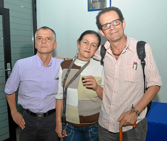 Héctor Hernando López Hincapié, Luz Marina Gómez Castaño y Martín Rodas.