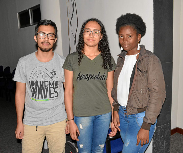 Mateo Zambrano Castro, Lina Paola Clavijo Arango y Yoceline Osorio Carabalí.