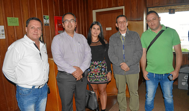 Luis Hincapié Aguirre, Eduardo Andrés Grajales, Lorena Echeverri López, Juan Andrés Ramírez y John Harold Cano Restrepo.