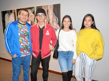 Luis González Castrillón, Alejandro Rojas Pineda, Andrea López Urrea y Valentina Salas Tascón.