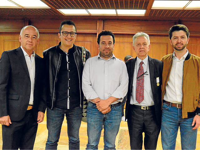 Gentil Osorio Buitrago, Darío Arenas, Andrés Felipe Betancourth López y Alejandro Vallejo. 
