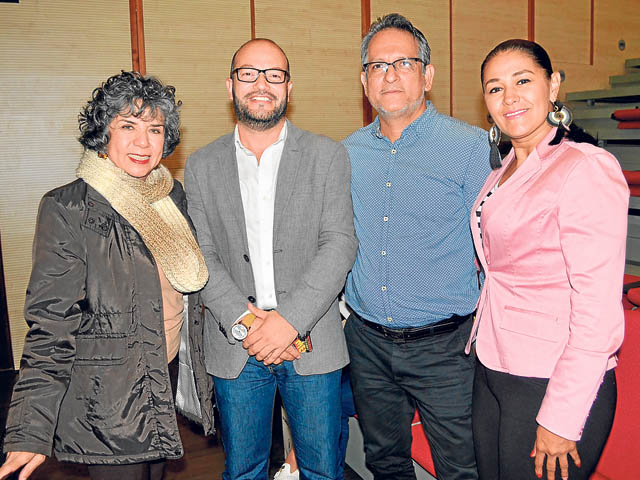 Gloria María Medina Jiménez, Juan Carlos Acevedo Ramos, Juan José Madrid Rojas y Ledy Cristina Quintero Henao.