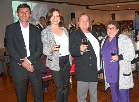 Orlando Peralta Hoyos, Martha Elena Arcila Rincón, Ofelia Leal de Alzate y Luz Elena Echeverri Velásquez.