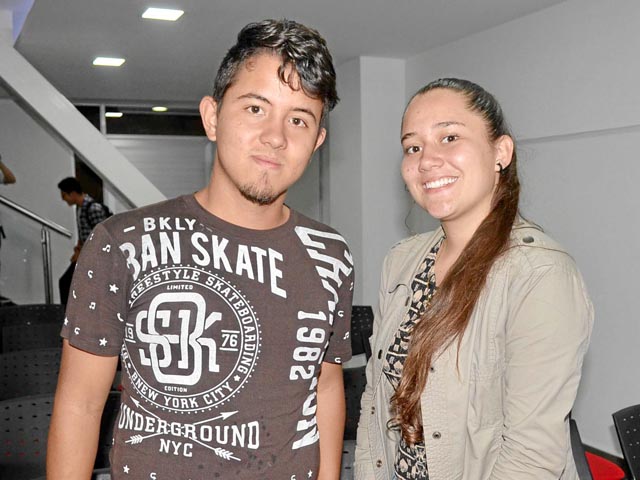 Jonathan Ortiz Burbano y Jaqueline Ospina García.