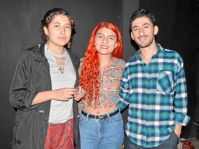 Diana Alzate Coca, Linssey Acero Gutiérrez y César Ramos Aristizábal.