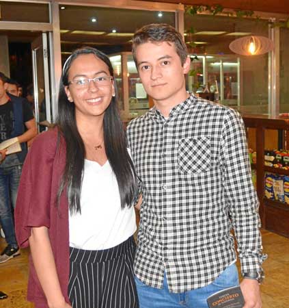 Sara Piedrahíta Rodríguez y Andrés Felipe Hurtado Gómez.