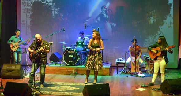 Café Urbano, durante su presentación en Confa.