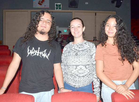 Iván Espinosa Zapata, Natalia Cabello y Manuela Bernal Pallares.