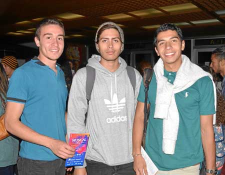 Luis Felipe Moreno García, Bastian Deveraux y Bryan Andrés Granada Arboleda.