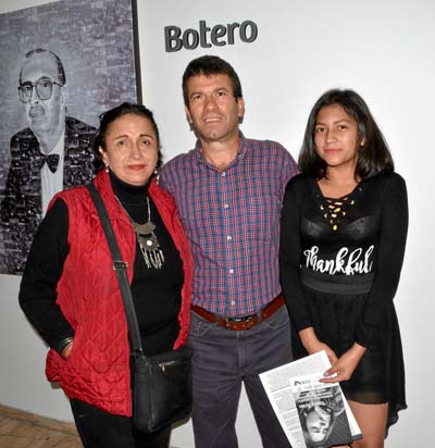 Tulia Inés Rincón Patiño, Francisco García Tamayo y María Camila García Rincón.