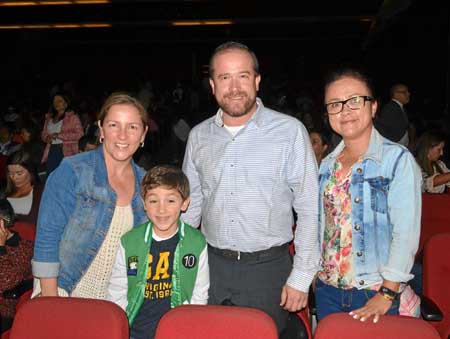 María Andrea Lorza Palacios, Alejandro Noguera Lorza, Álvaro Noguera Cruz y Carolina Gallego Castrillón.