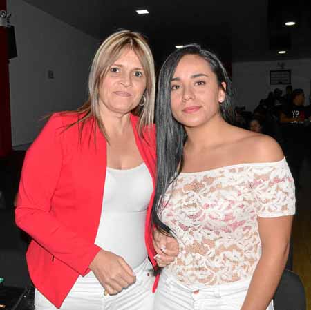 Carmenza Suárez Aguirre y Caterina Cardona Naranjo.