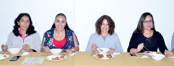 Yamy Aruzura, Yuliana Contreras Mena, María Catalina Contreras Mena y Valentina González Carreño.